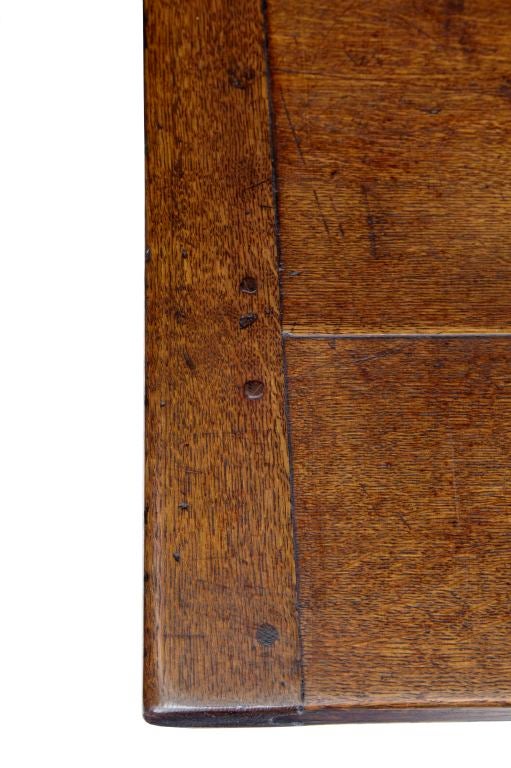 Oak 19TH CENTURY FRENCH OAK FARMHOUSE TABLE SEATS 10
