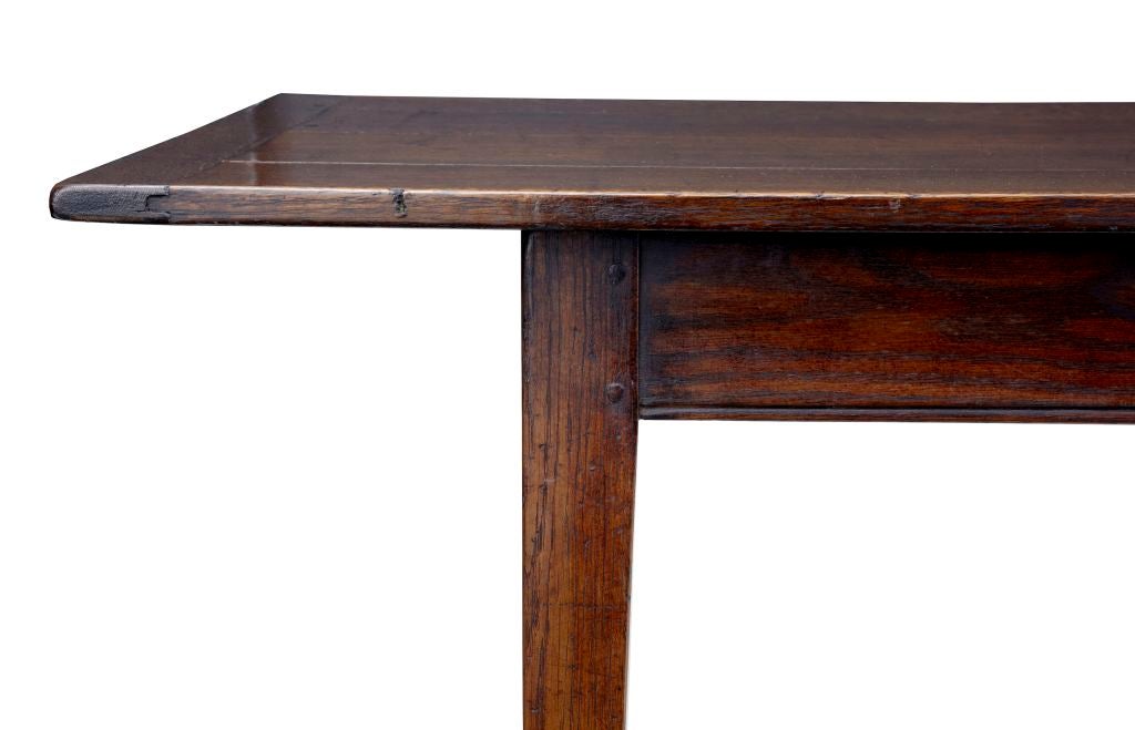 19TH CENTURY FRENCH OAK FARMHOUSE TABLE SEATS 10 1