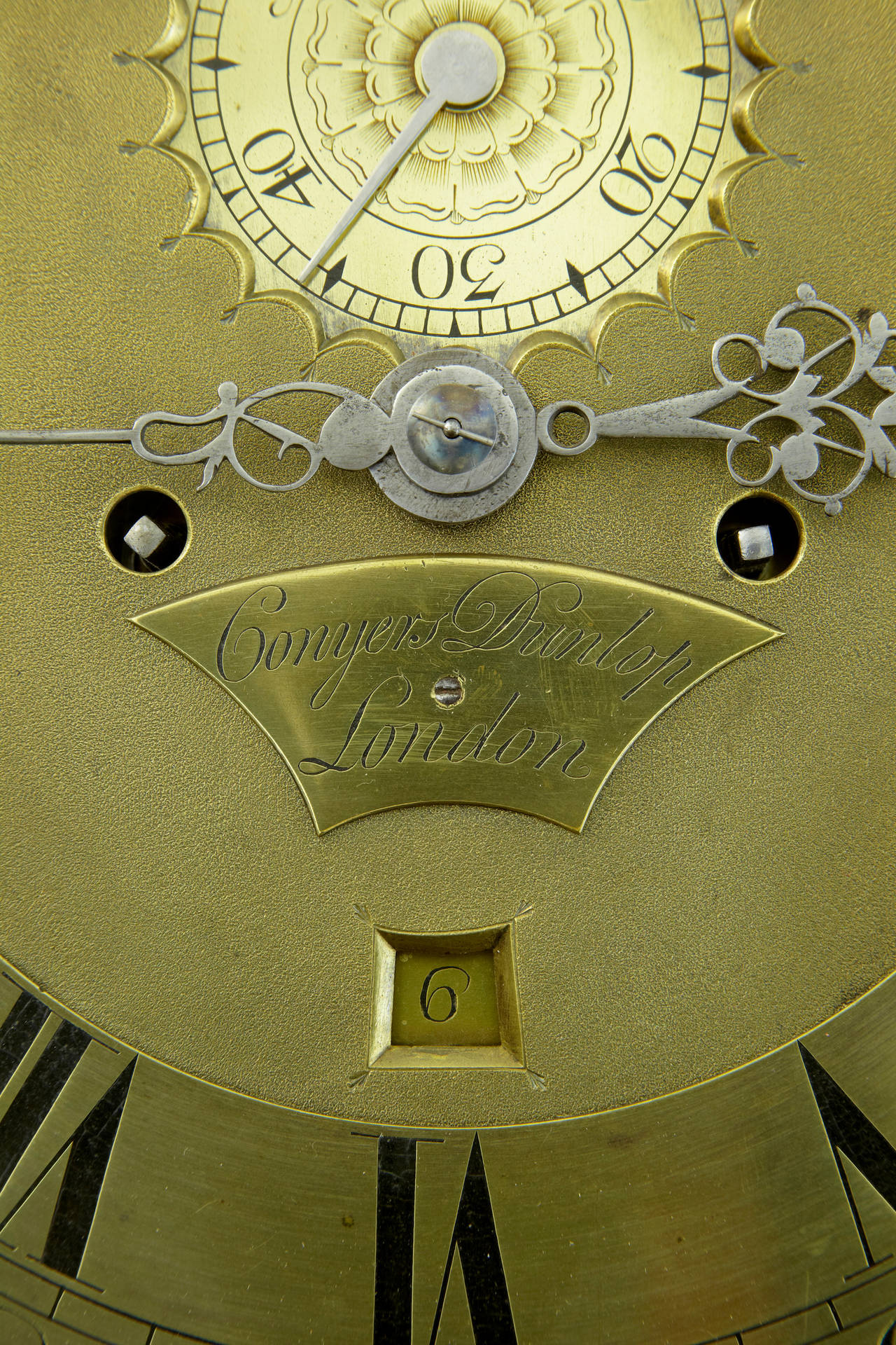 Georgian 18th Century Mahogany Longcase Grandfather Clock, Conyers Dunlop, London