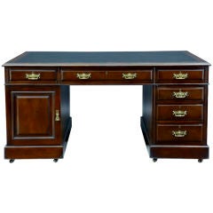 19th Century Mahogany Partners Desk 3