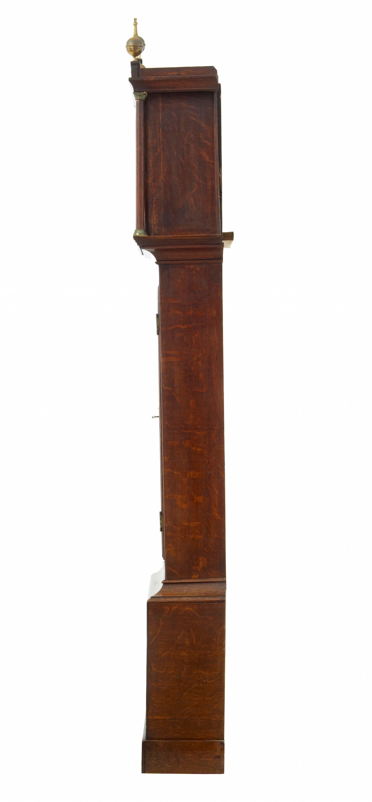Country 18th Century Oak Longcase Grandfather Clock