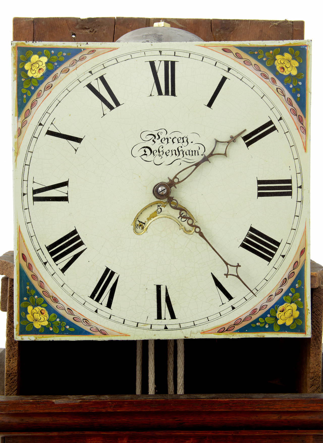 18th Century Oak Longcase Grandfather Clock In Good Condition In Debenham, Suffolk