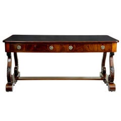 Antique 19th Century Mahogany Writing Table Circa 1830