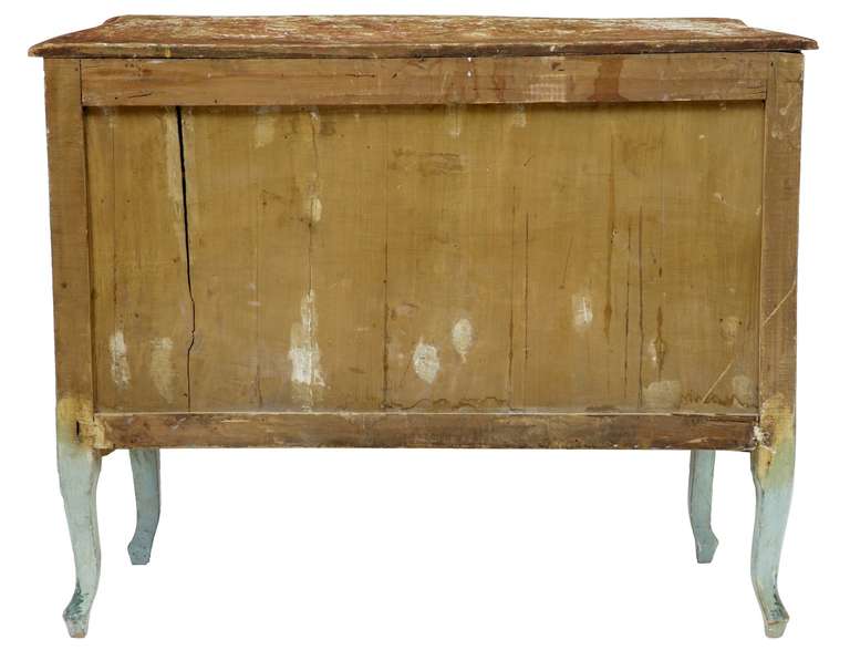 Rare 19th Century Venetian Painted Chest of Drawers at 1stdibs