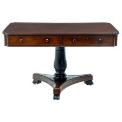 Early William Iv Mahogany Library Table