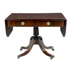 19TH CENTURY ENGLISH MAHOGANY SOFA TABLE