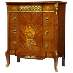 Early Century 20th Century Mahogany Inlaid Commode Chest of Drawers
