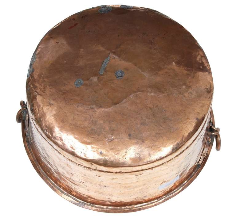 Large 19th Century Cooper Pot In Excellent Condition In Debenham, Suffolk