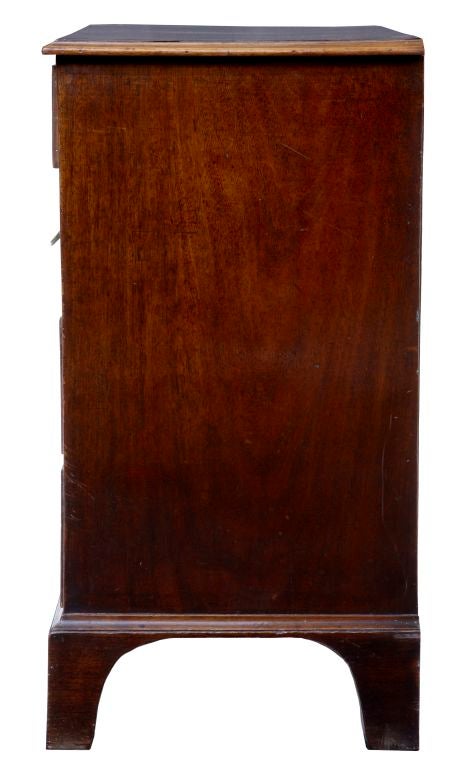 English 19th Century Mahogany 5 Drawer Chest