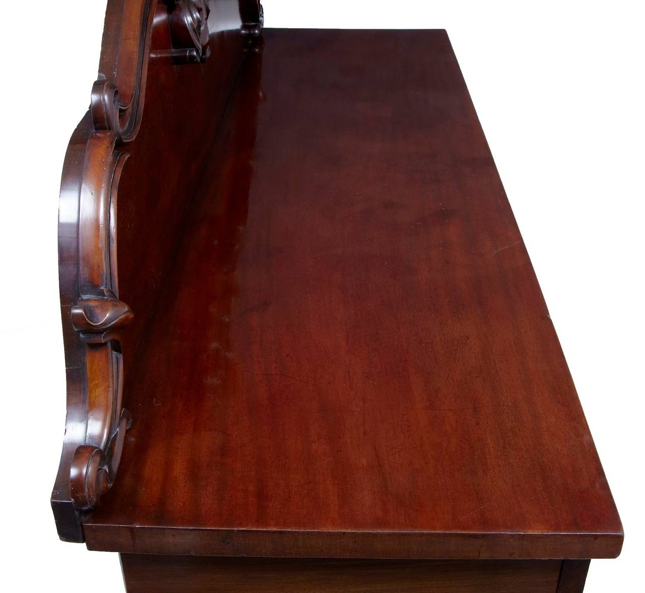 19th Century William IV Mahogany Sideboard In Good Condition In Debenham, Suffolk