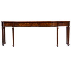 1920's Large Mahogany Serving Table Sideboard
