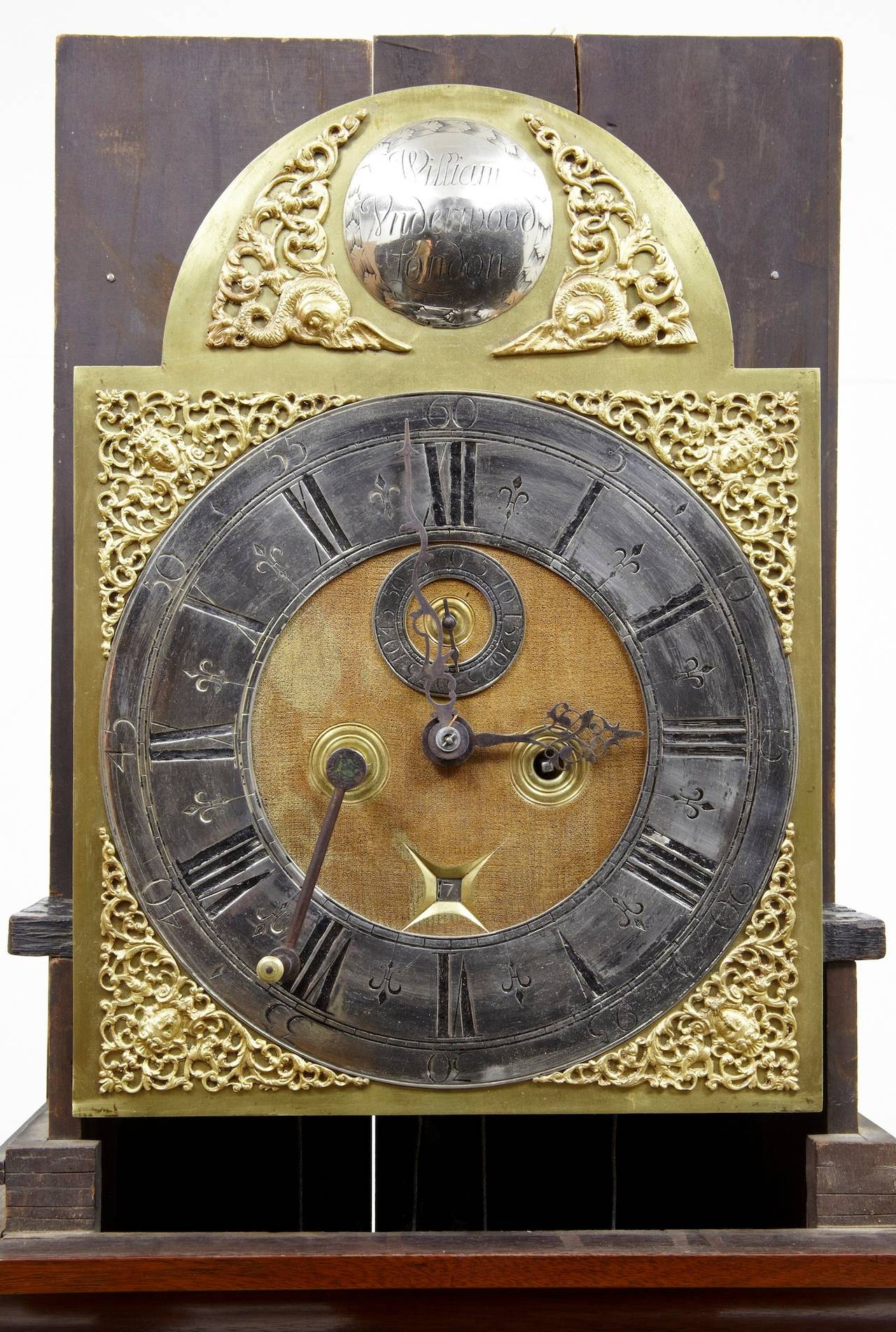 George III 18th Century Inlaid Mahogany Longcase Clock by William Underwood of London