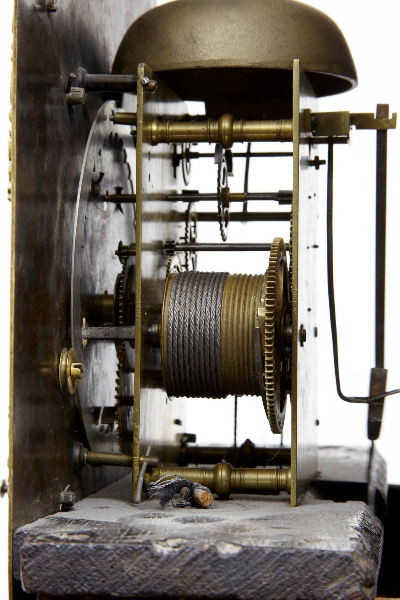 Woodwork 18th Century Inlaid Mahogany Longcase Clock by William Underwood of London