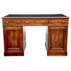 19th Century Antique Mahogany Partners Desk Circa 1830 19th Century Antique Mahogany Partners Desk Circa 1830