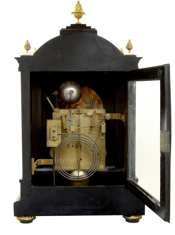 19th Century Antique Triple Fusee Bracket Clock 1