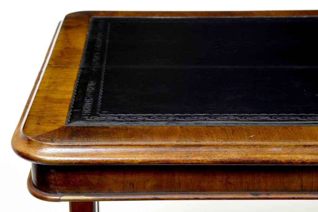 19th Century Antique Mahogany Library Table Circa 1860