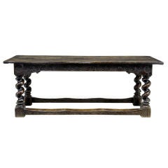 17th Century And Later Antique Oak Refectory Table
