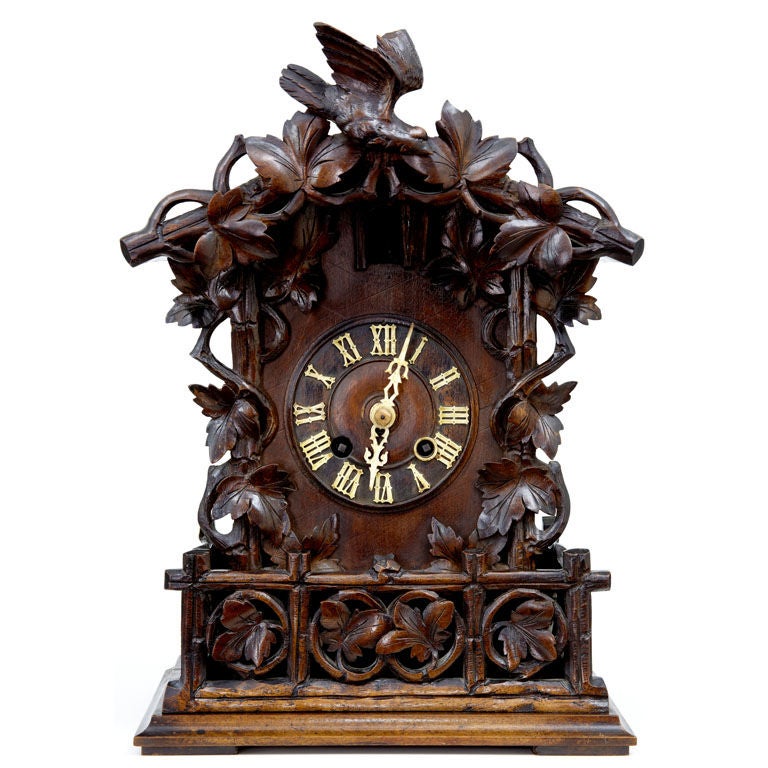 19th Century Antique German Black Forest Cuckoo Clock