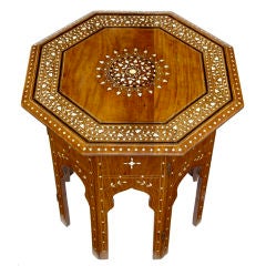 19th Century Antique Anglo Indian Inlaid Stand