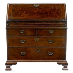 bureau en chêne ancien du 18ème siècle Circa 1750
