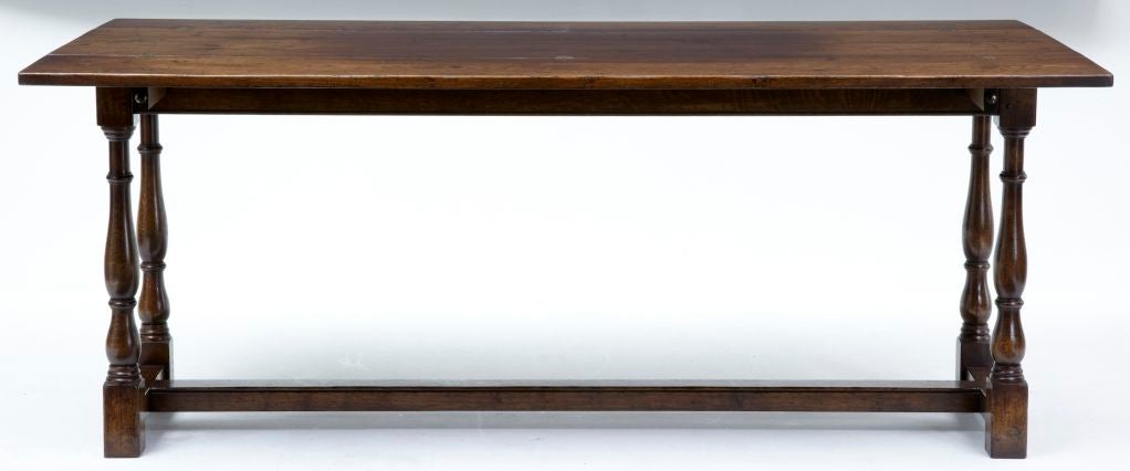 flip top trestle table