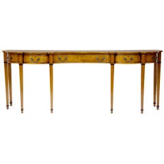 Impressive 20th Century Pollard Oak Serving Table