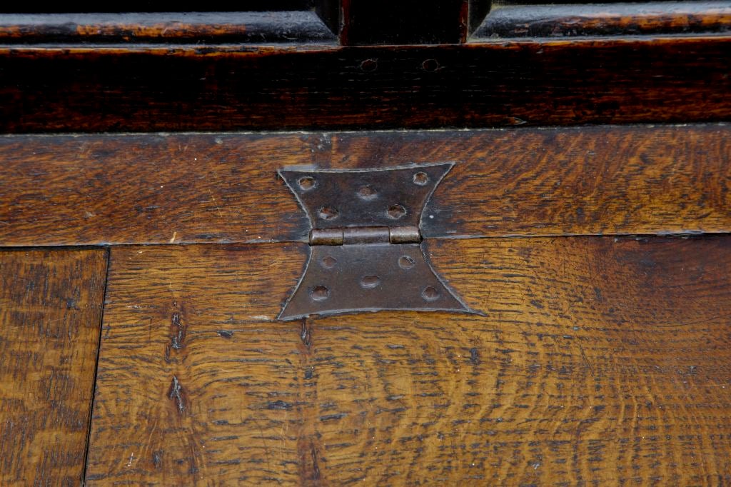 Antique George Ii Oak Box Settle In Excellent Condition In Debenham, Suffolk