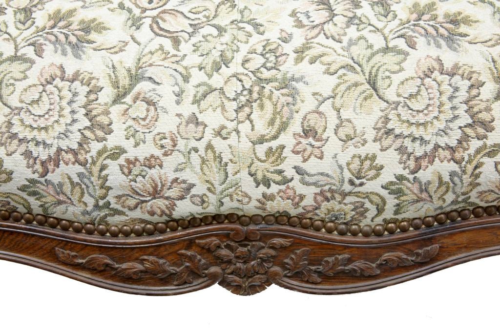 19th Century Antique French Rosewood Upholstered Sofa 2