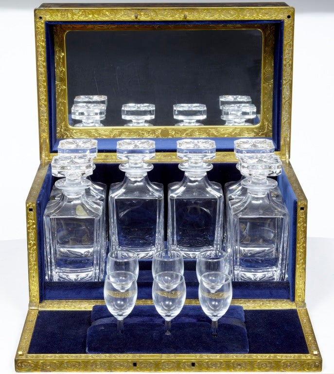 19th Century Coromandel Decanter Box Set 1