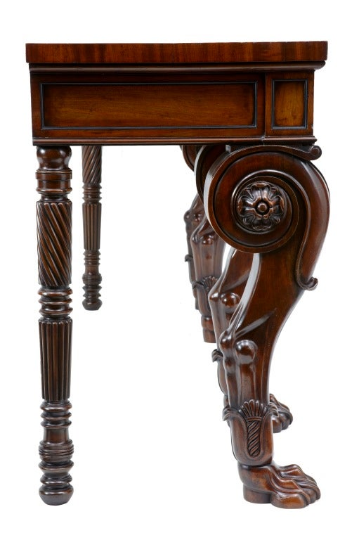 Early 19th Century William IV Antique Mahogany Serving Table