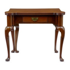 18th Century Antique Mahogany George III Tea Table