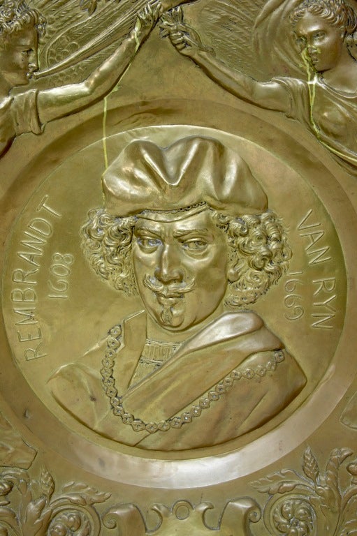 antique brass plaques