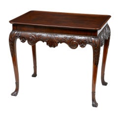 Early 20th Century Mahogany Silver Table