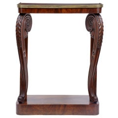 19th Century Antique Mahogany Console Table