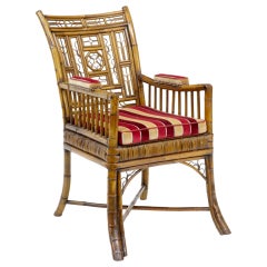 Early 19th Century Regency Antique Bamboo Armchair