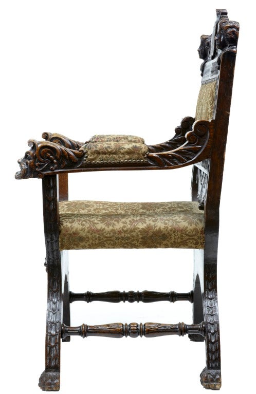 x frame chair antique
