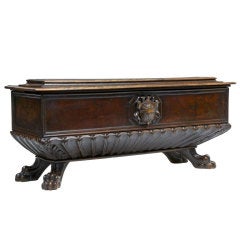 Late 16th Century Sophisticated Italian Walnut Cassone