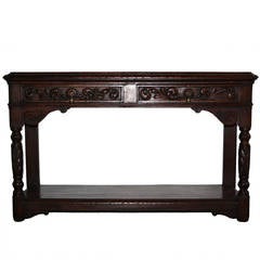 Serving Table with Frieze Drawers