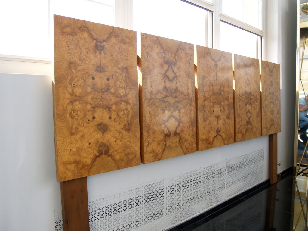 Burl king size burlwood headboard