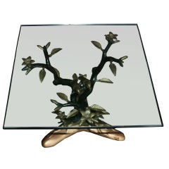 Little Faux Tree Coffee Table or Side Table After Willy Dario