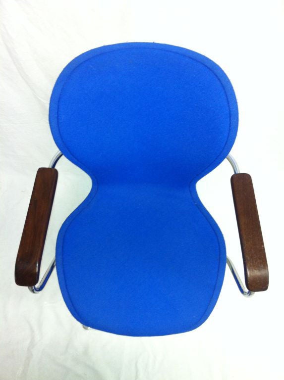 6 mid century modern ion chairs by Gideon Kramer For Sale 2