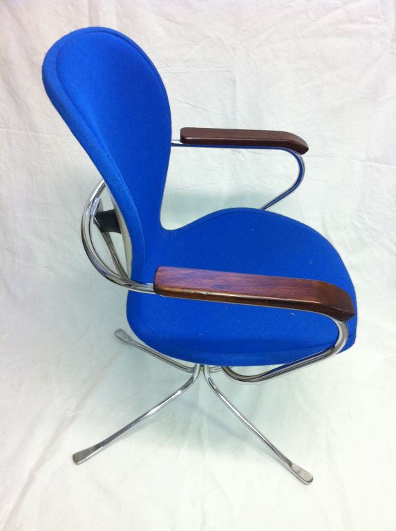Mid-Century Modern 6 mid century modern ion chairs by Gideon Kramer For Sale