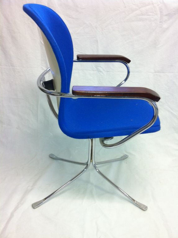 British 6 mid century modern ion chairs by Gideon Kramer For Sale