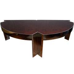 Massive desk by Leon Rosen for Pace Collection