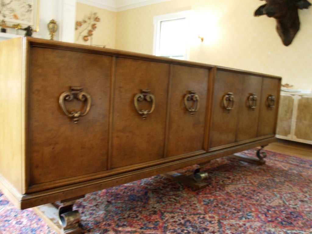 enormous  Mastercraft credenza, buffet or sideboard For Sale 1