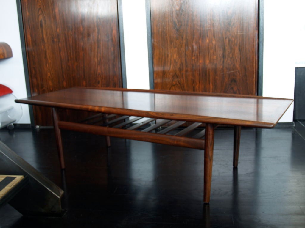 Danish Rosewood Table by Grete Jalk For Sale 1