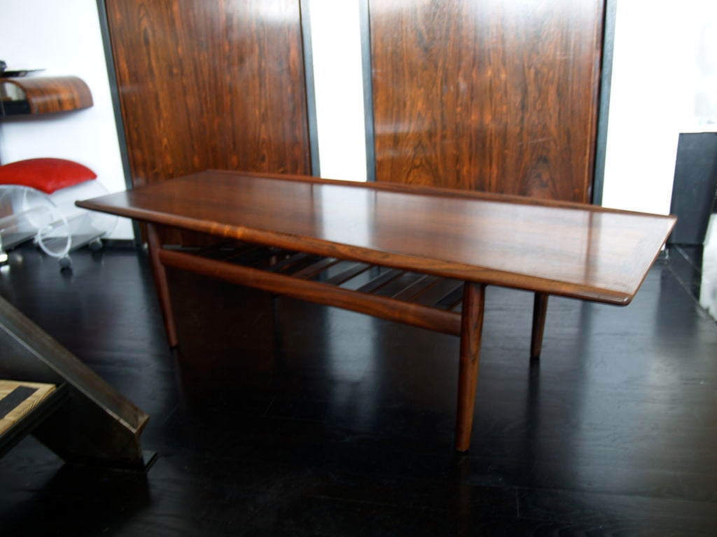 Danish Rosewood Table by Grete Jalk For Sale 2