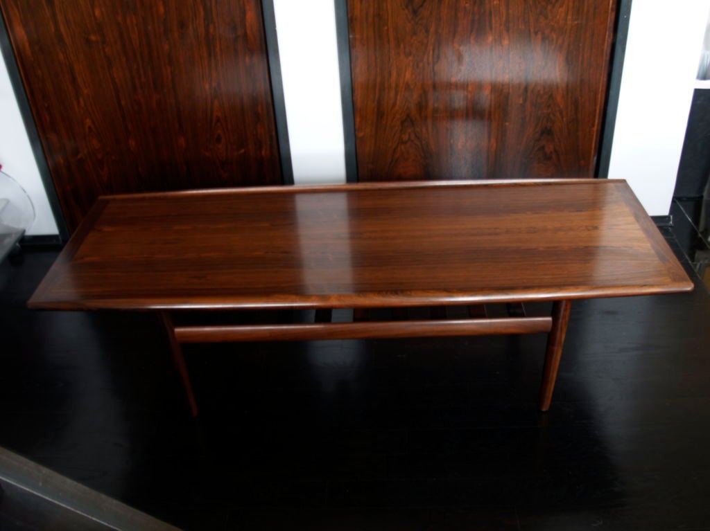Danish Rosewood Table by Grete Jalk For Sale 3