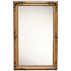 Rectangular Gold Gilded Mirror