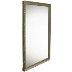 Antique Wood Framed Mirror